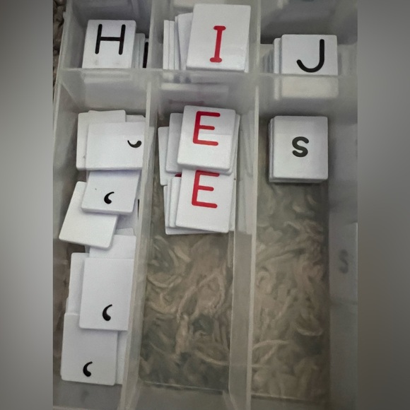 Primary Concepts Educational Alphabet Tiles & Holder Case Lot Of 388 Homeschool - Picture 12 of 14